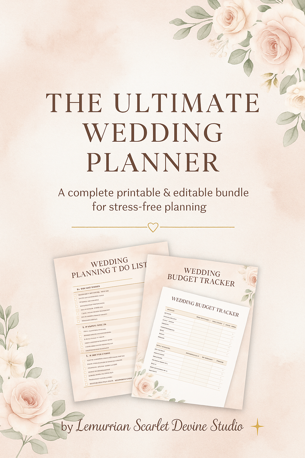 The Ultimate Wedding Planner Canva Tool kit