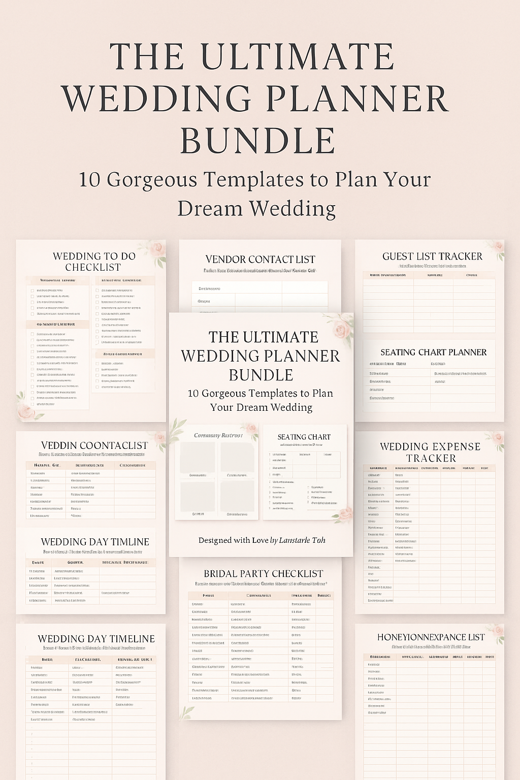The Ultimate Wedding Planner Canva Tool kit