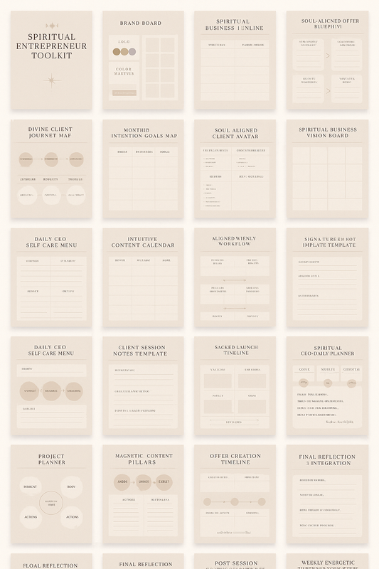 Spiritual Entrepreneur Canva Tool Kit